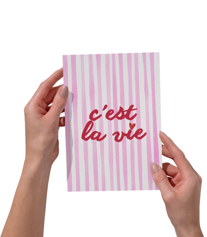 C’est La Vie Wall Art Print | French Quote Home Décor