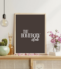 The Homebody Club Wall Art Print | Minimal Quote Home Décor