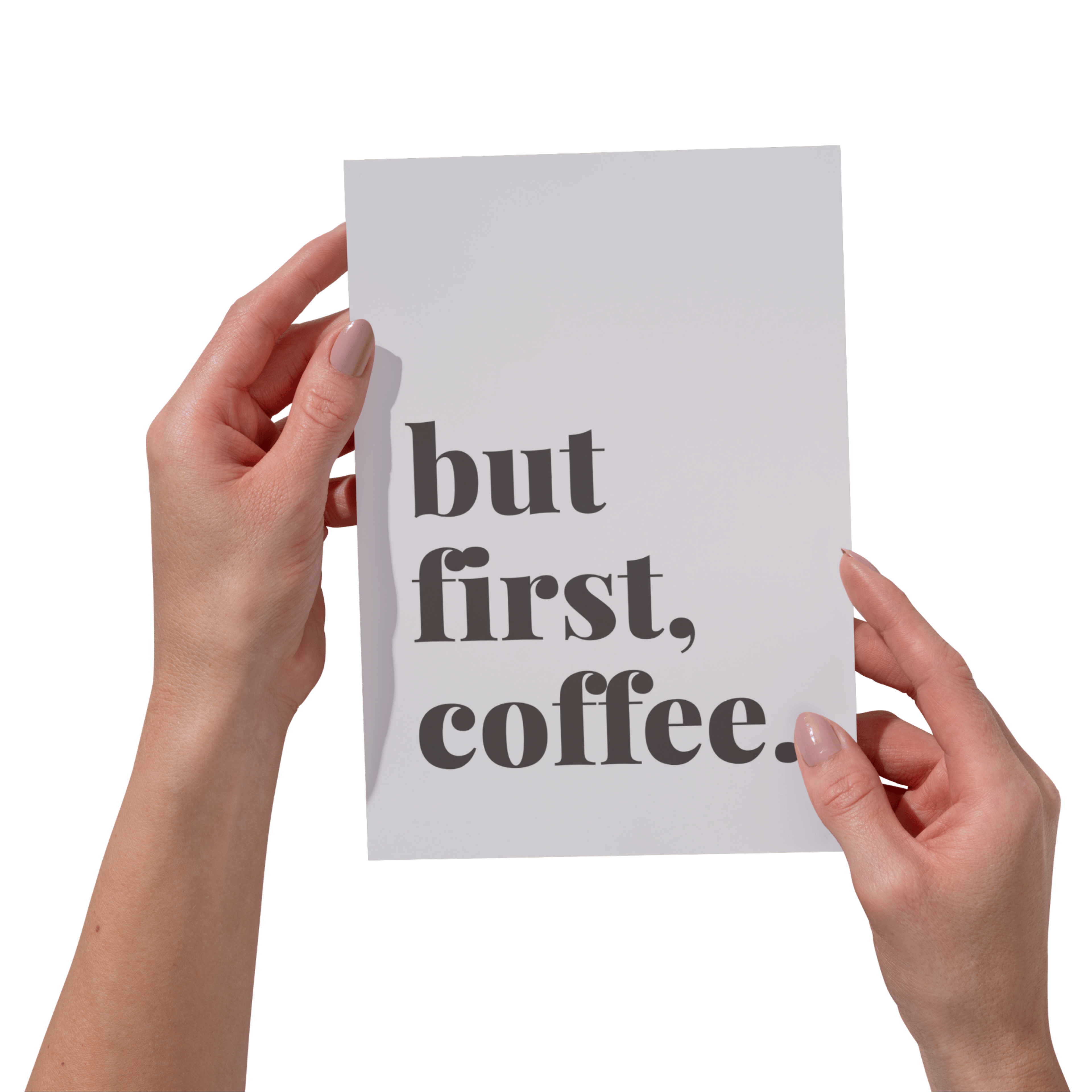 But First, Coffee Wall Art Print | Minimal Kitchen Home Décor